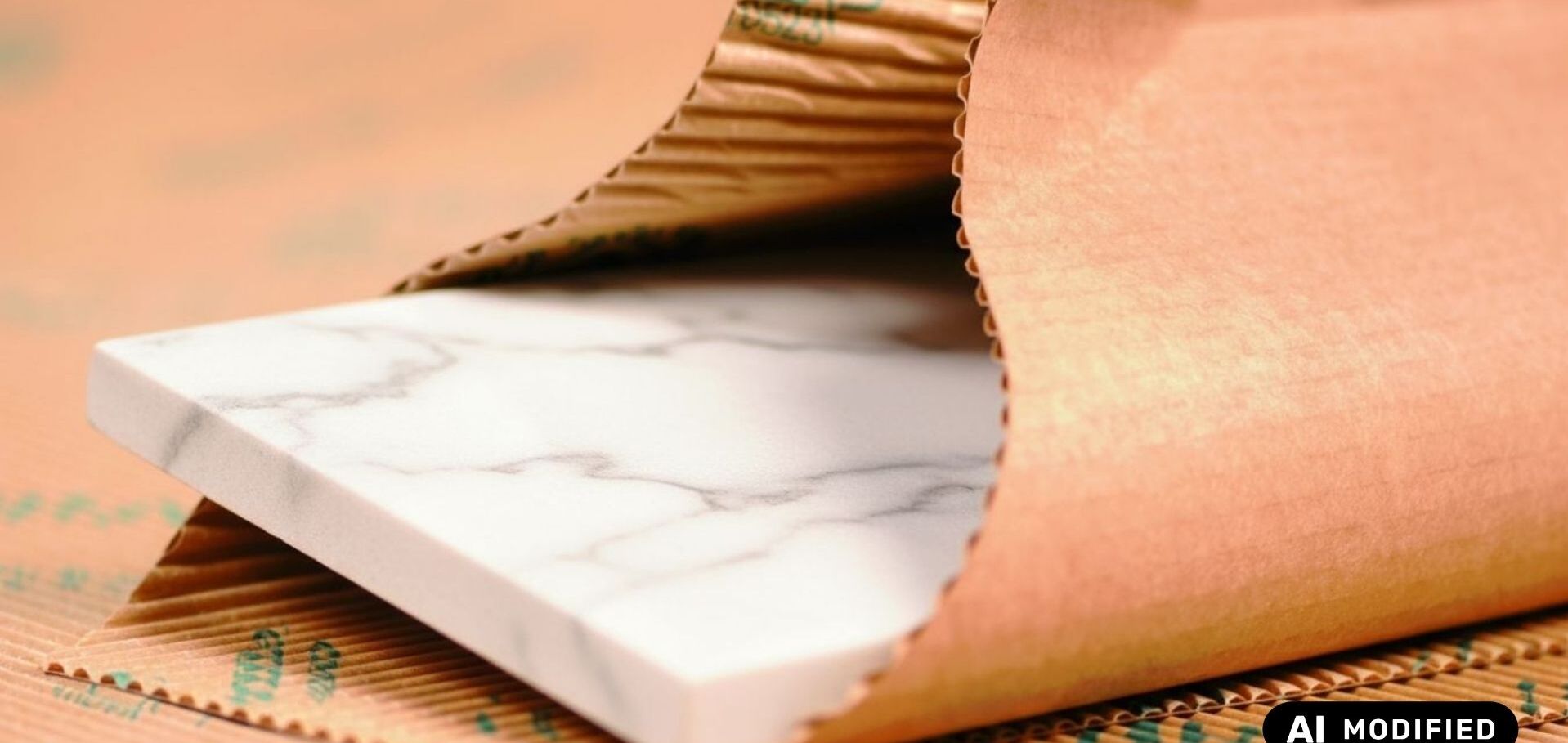 BRANOseal corrugated cardboard as protection for tiles BRANOseal corrugated cardboard reliably protects sensitive tiles from scratches and damage during storage, transport and installation.