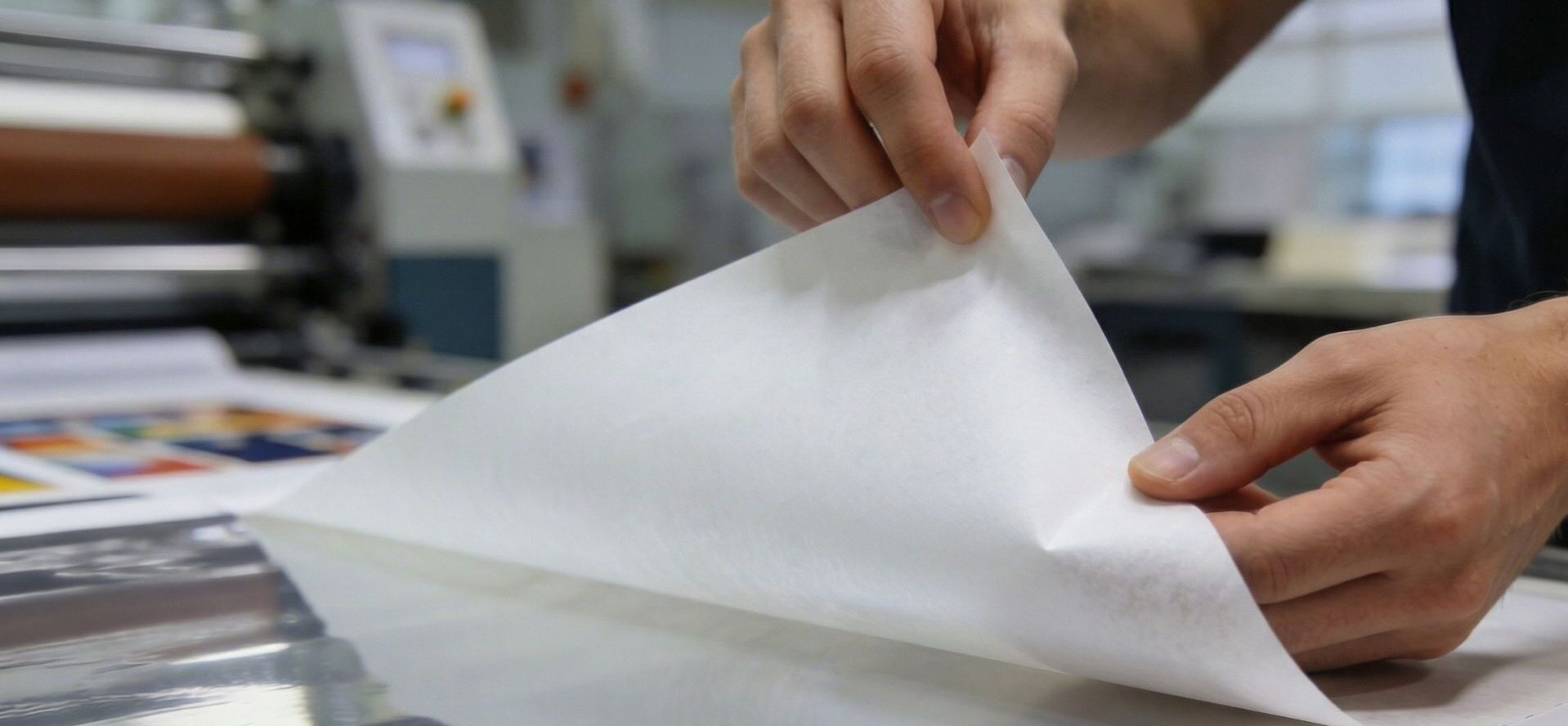 Le papier siliconé BRANOperl (Release Liner) se détache d'un film adhésif industriel de manière contrôlée et sans laisser de résidus. Le papier siliconé BRANOperl (Release Liner) se détache d'un film adhésif industriel de manière contrôlée et sans laisser de résidus.