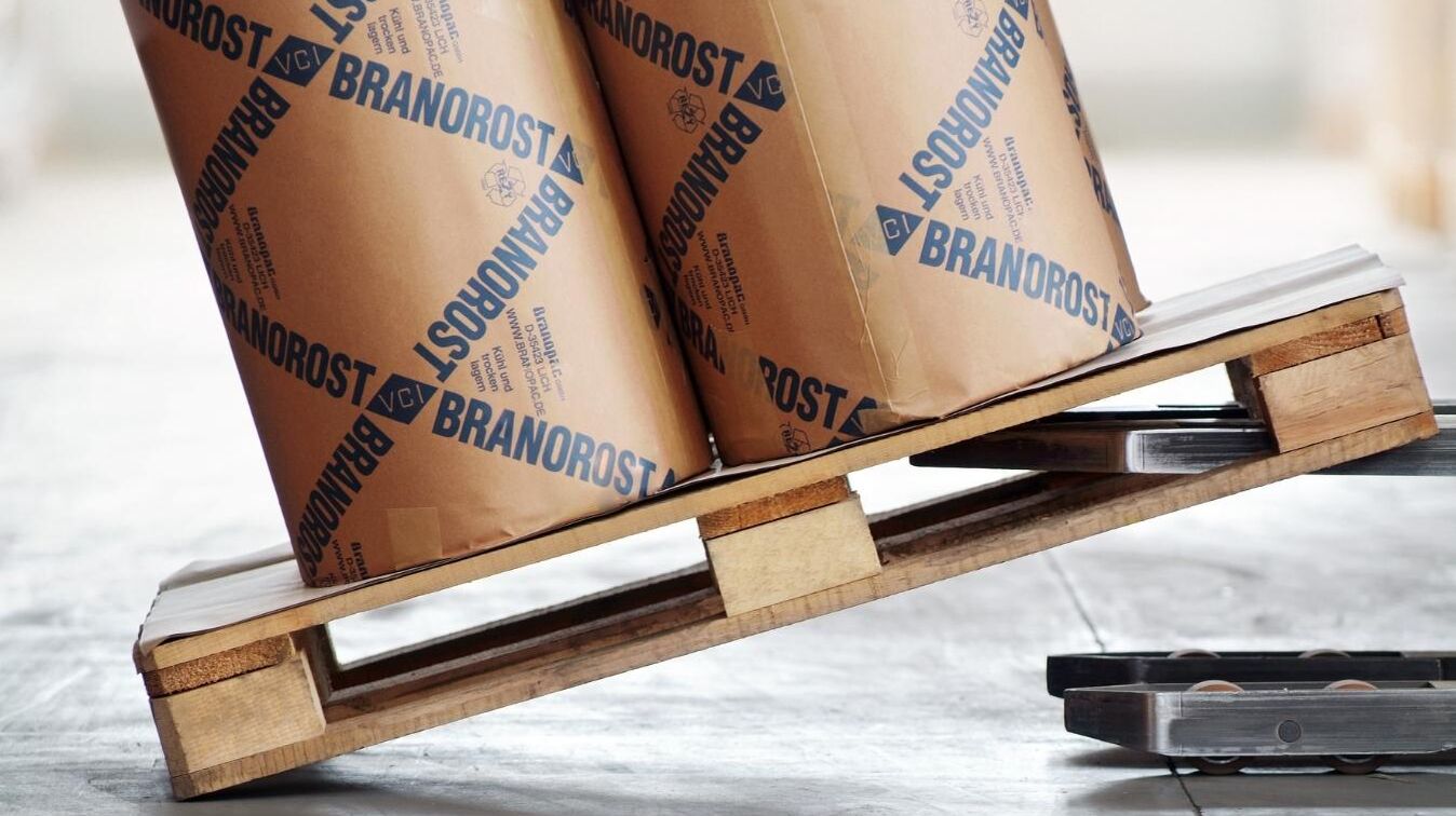BRANOgrip rutschhemmendes Papier BRANOgrip rutschhemmendes Papier als Palettenunterlage