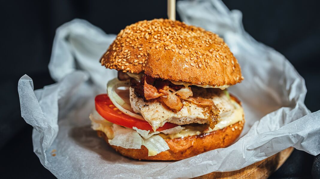 Burger Einschlag Papier