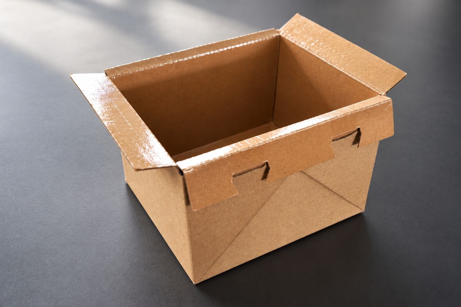 BRANOperl Box – carton for hot and sticky materials, filled with solidified material
