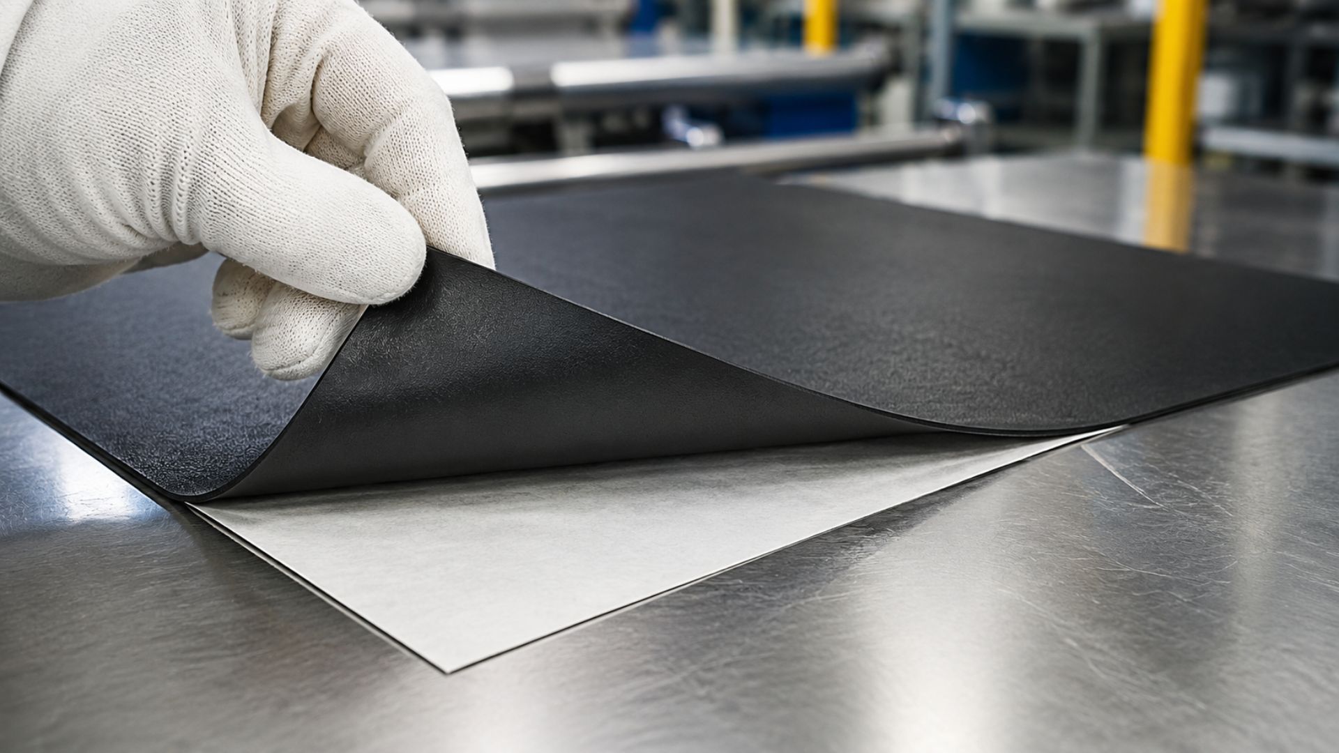 Papier antiadhésif BRANOperl pour élastomères et caoutchouc, utilisé pour une séparation propre et la protection des surfaces sensibles.